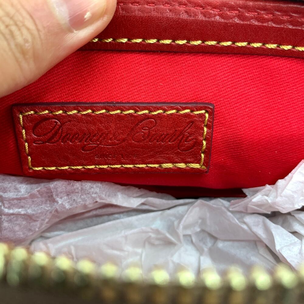 Dooney & Bourke Red Leather Crossbody Bag - Picture 14 of 14